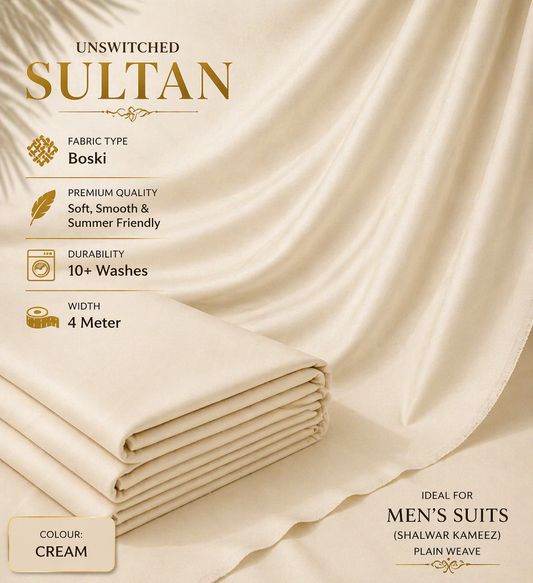 Sultan Premium Boski – Off White (Cream Beige)