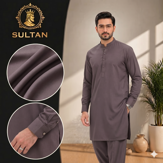 Sultan Premium Fabric - Mauve