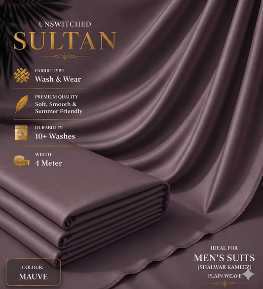 Sultan Premium Fabric - Mauve