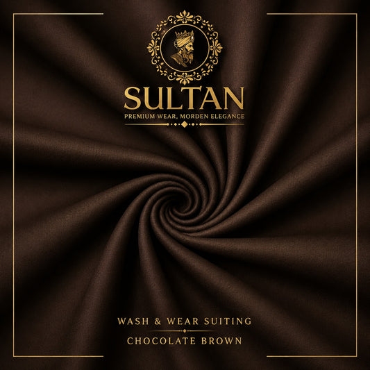 Sultan Premium Fabric - Chocolate brown