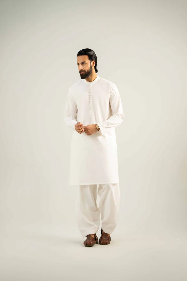 Premium Wash & Wear Milky White