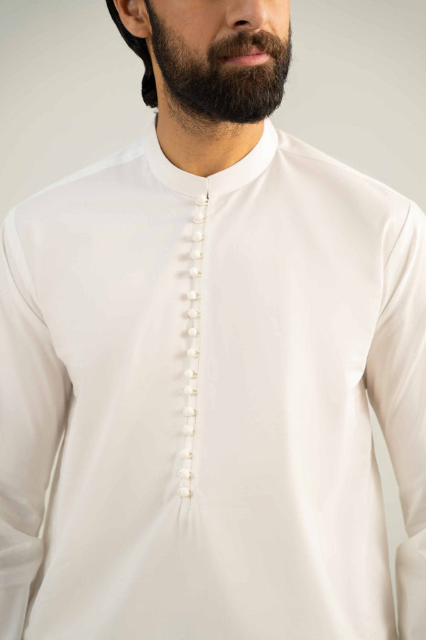 Premium Wash & Wear Milky White