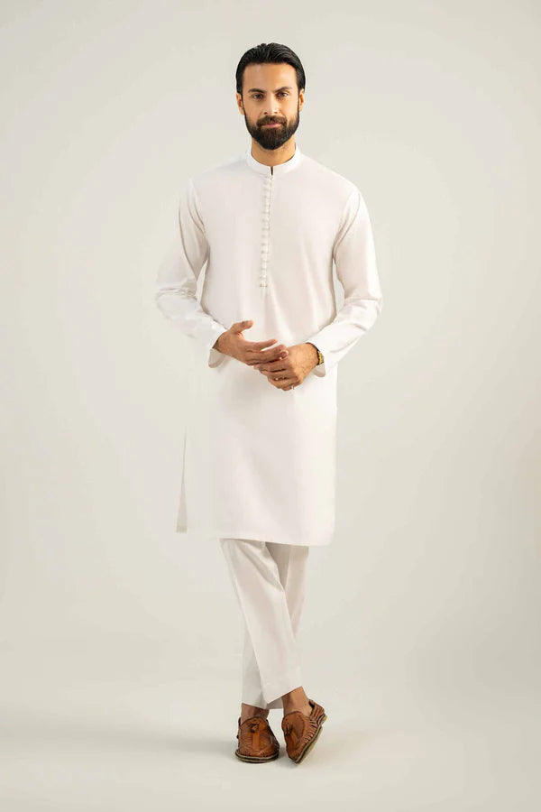 Premium Wash & Wear Milky White