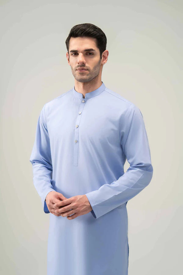 Premium Wash & Wear Sky Blue