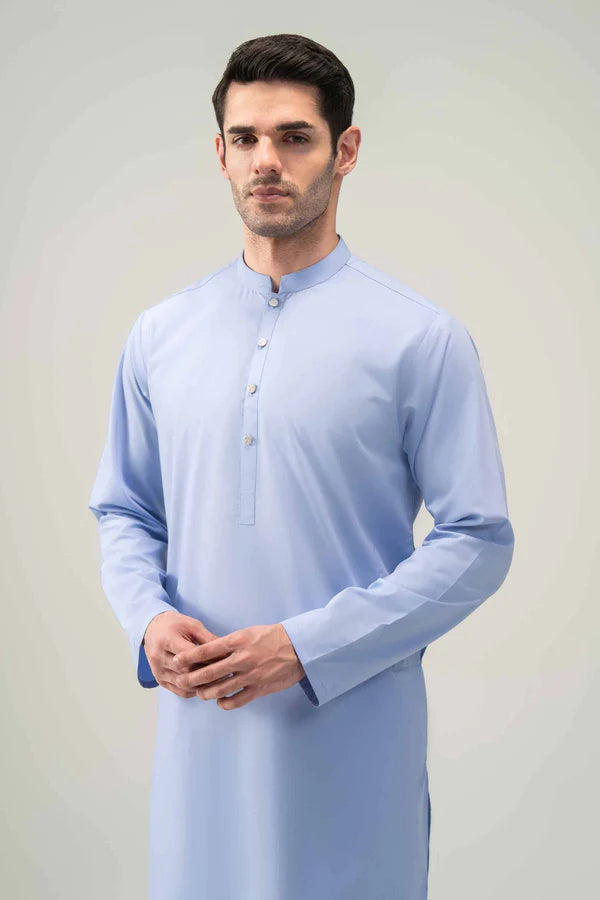 Premium Wash & Wear Sky Blue