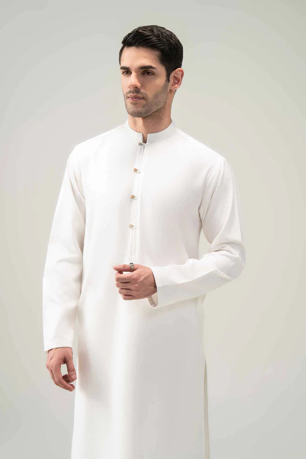 Premium Wash & Wear Milky White