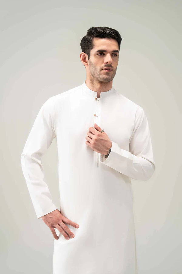 Premium Wash & Wear Milky White