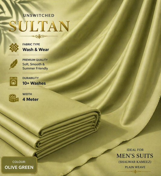 SULTAN Premium Fabric (Olive Green Classic)