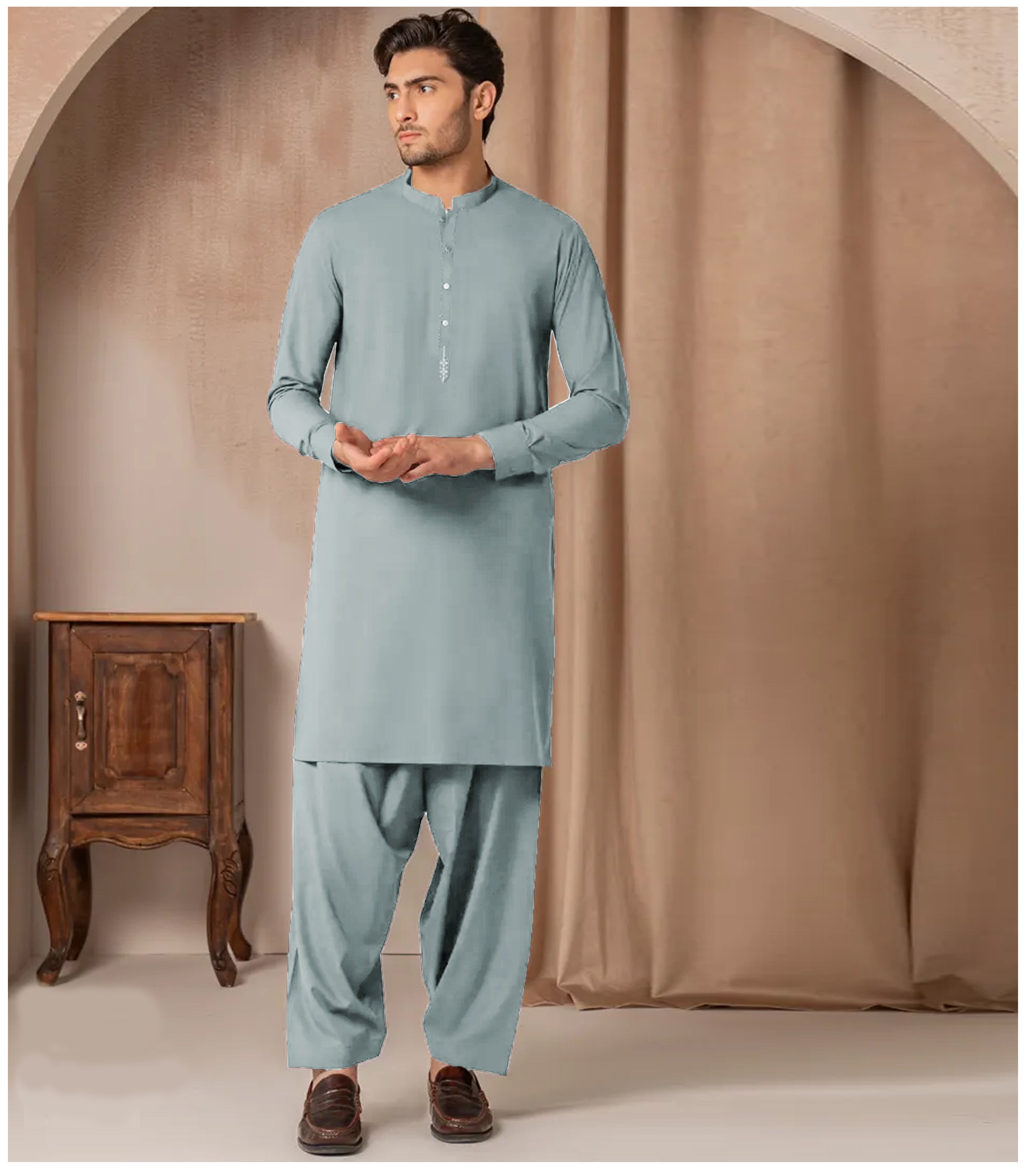 Premium Wash & Wear Baby Blue