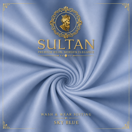Sultan Premium Fabric – Steel Blue