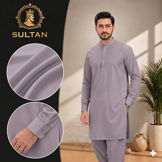 Sultan Premium Fabric - Pastel Lilac