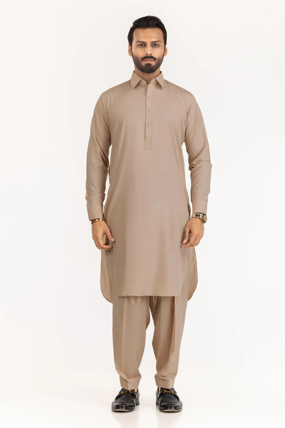 Premium Wash & Wear Khaki Beige