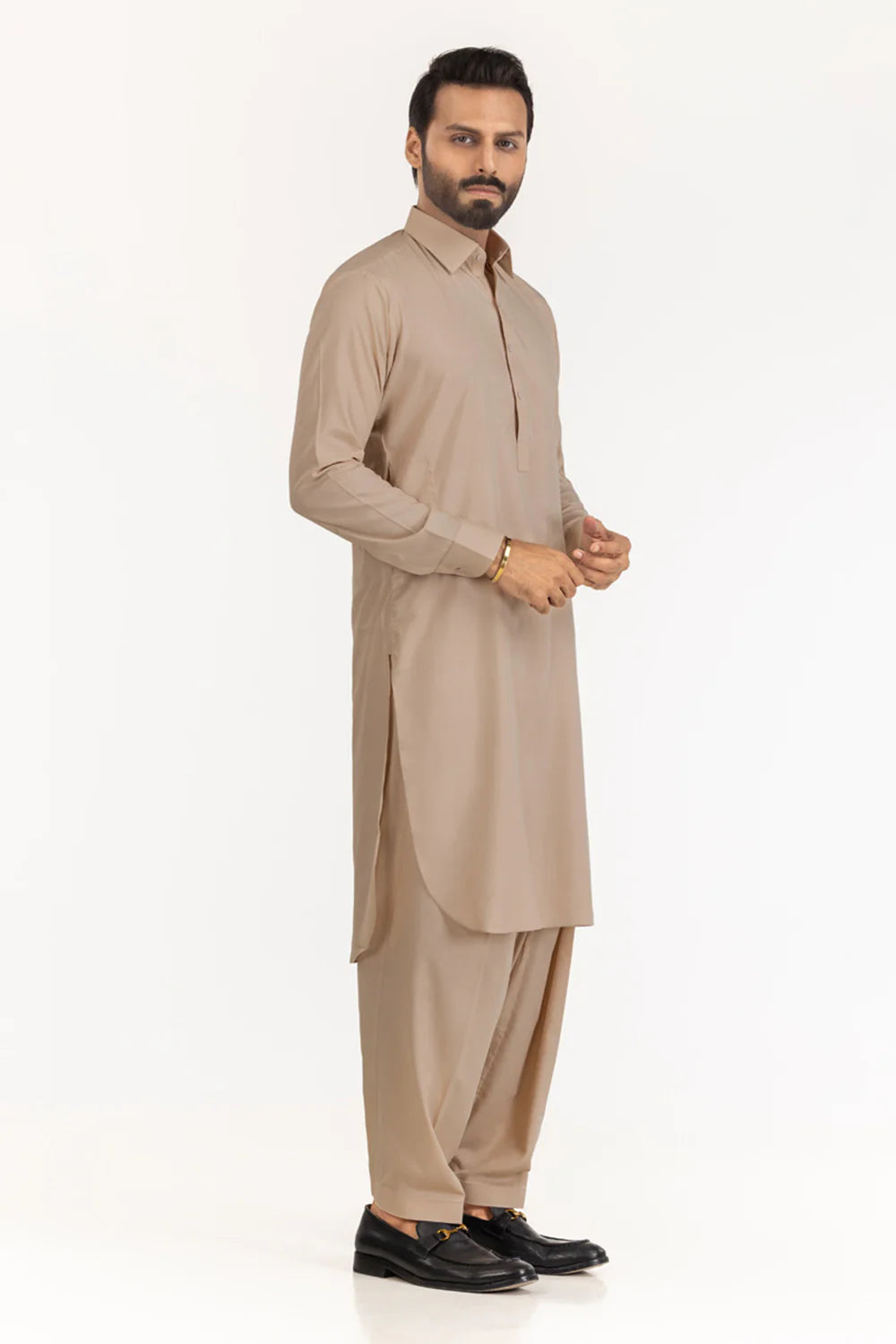 Premium Wash & Wear Khaki Beige