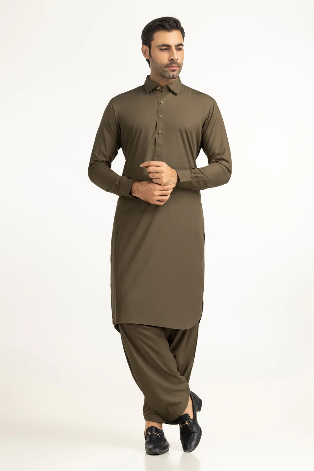 Premium Wash & Wear Coffee Brown