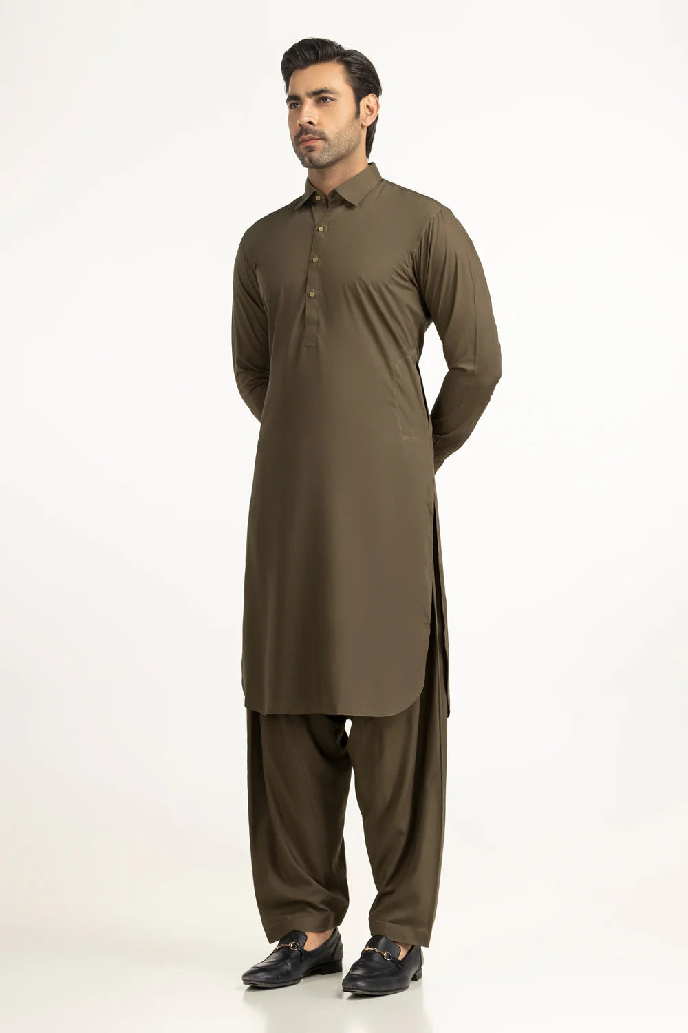 Premium Wash & Wear Coffee Brown